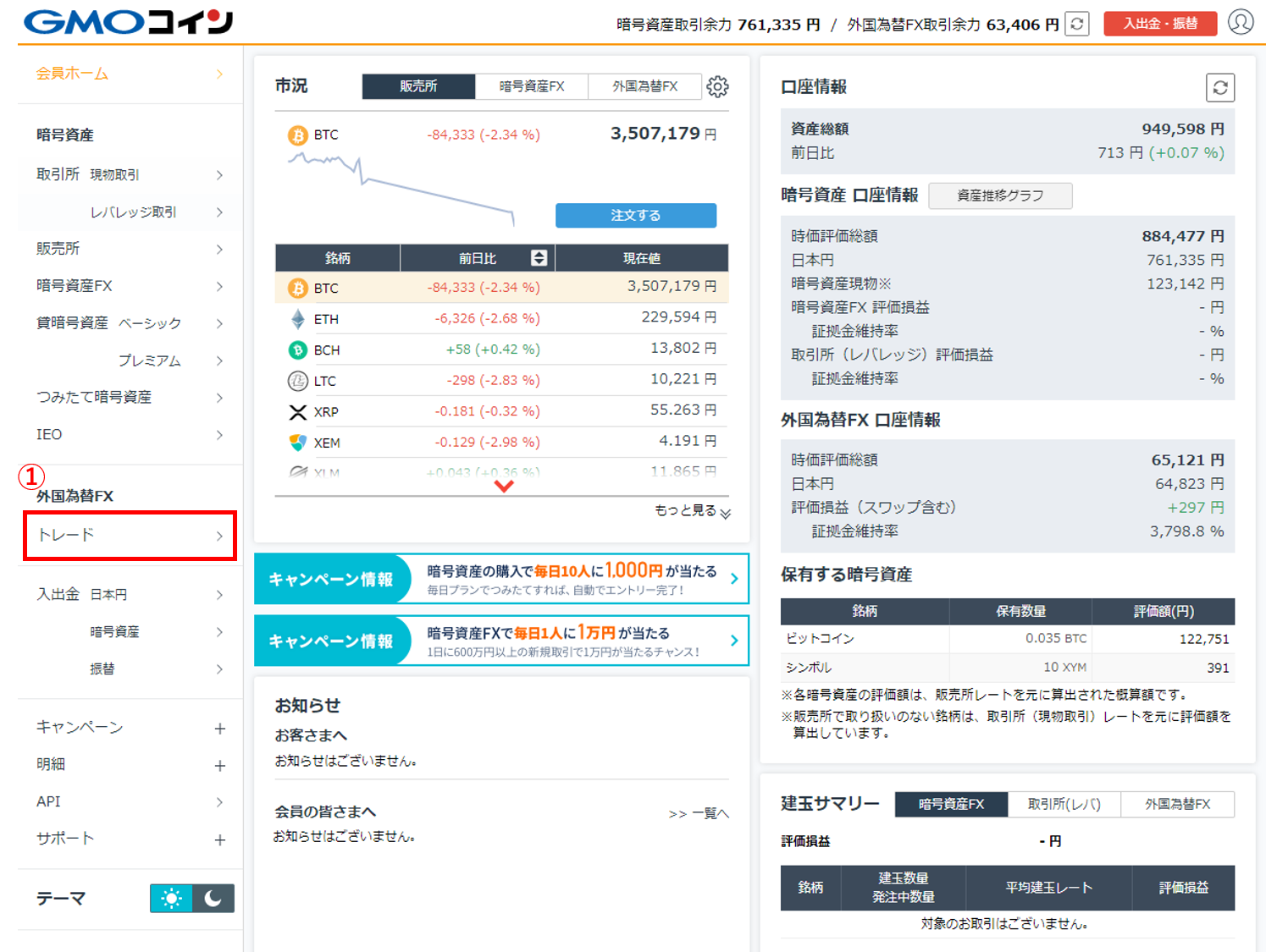 外国為替FX】取引の流れを教えてください – ＧＭＯコインサポート